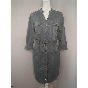 White House Black Market Green Dress